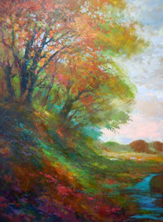 Open Meadow 48x36 Huge Original Painting - Michael Schofield