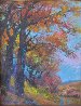 Blue Autumn Skies 27x23 Original Painting by Michael Schofield - 2