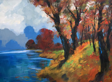 Early Evening Memories 40x50 Supper Huge Original Painting - Michael Schofield Early Evening Memories 40x50 Supper Huge Original Painting - Michael Schofield