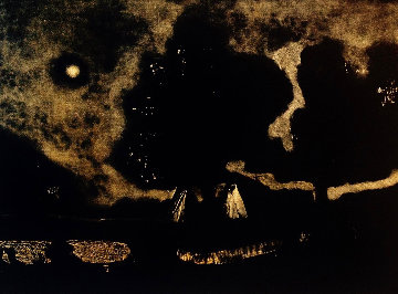 Indian Encampment After Blakelock PP 1977 Limited Edition Print - Fritz Scholder Indian Encampment After Blakelock PP 1977 Limited Edition Print - Fritz Scholder