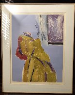Mystery Woman Monotype 1986 58x48 Super Huge Works on Paper (not prints) by Fritz Scholder - 1 Mystery Woman Monotype 1986 58x48 Super Huge Works on Paper (not prints) by Fritz Scholder - 1