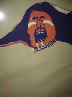 Screaming Indian Limited Edition Print - Fritz Scholder Screaming Indian Limited Edition Print - Fritz Scholder
