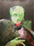 Grimnir 1991 43x35 Original Painting by Fritz Scholder - 0 Grimnir 1991 43x35 Original Painting by Fritz Scholder - 0