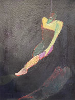 Untitled Acrylic Painting 1988 34x27 Original Painting by Fritz Scholder - 2 Untitled Acrylic Painting 1988 34x27 Original Painting by Fritz Scholder - 2