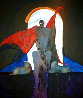 Possession With Clouds 1989 82x70 Super Huge Original Painting by Fritz Scholder - 0 Possession With Clouds 1989 82x70 Super Huge Original Painting by Fritz Scholder - 0