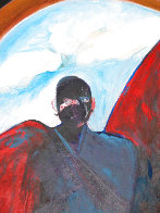 Possession With Clouds 1989 82x70 Super Huge Original Painting by Fritz Scholder - 2 Possession With Clouds 1989 82x70 Super Huge Original Painting by Fritz Scholder - 2