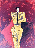 From Barcelona Portraits Suite: Portrait of a Matador 1982 - Hand Signed Limited Edition Print by Fritz Scholder - 0