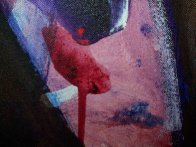 Possession with Broken Wing 1989 30x40 Huge Original Painting by Fritz Scholder - 6 Possession with Broken Wing 1989 30x40 Huge Original Painting by Fritz Scholder - 6