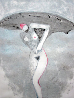 Lilith 1 (From the Lilith Series) Monotype 1992 41x30 Works on Paper (not prints) - Fritz Scholder Lilith 1 (From the Lilith Series) Monotype 1992 41x30 Works on Paper (not prints) - Fritz Scholder