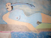 Lilith 2 (From the Lilith Series) Monotype 1992 30x41 Works on Paper (not prints) by Fritz Scholder - 1