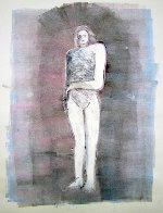 Mystery Woman Series, #2 Monotype 1990 41x30 Works on Paper (not prints) by Fritz Scholder - 0 Mystery Woman Series, #2 Monotype 1990 41x30 Works on Paper (not prints) by Fritz Scholder - 0