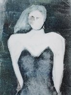 Mystery Woman Series, #4 Monotype 1990 30x22 Works on Paper (not prints) by Fritz Scholder - 0 Mystery Woman Series, #4 Monotype 1990 30x22 Works on Paper (not prints) by Fritz Scholder - 0