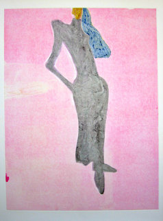 Mystery Woman Series, #5 Monotype 1986 41x31 Works on Paper (not prints) - Fritz Scholder Mystery Woman Series, #5 Monotype 1986 41x31 Works on Paper (not prints) - Fritz Scholder