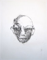 Face #1 (Face Series) Monotype 1985 40x30 Works on Paper (not prints) by Fritz Scholder - 0