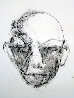 Face #1 (Face Series) Monotype 1985 40x30 Works on Paper (not prints) by Fritz Scholder - 1