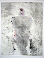Entity Series #1 Monotype 1986 41x30 Works on Paper (not prints) by Fritz Scholder - 0 Entity Series #1 Monotype 1986 41x30 Works on Paper (not prints) by Fritz Scholder - 0