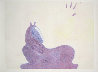 Dream Horse Series, #2  Unique Monotype 1986 30x41 Works on Paper (not prints) by Fritz Scholder - 1