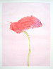 Flower Series, #1 1982 Monotype 40x30 Works on Paper (not prints) by Fritz Scholder - 1