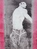 Martyr Series Monotype 1993 30x22 Works on Paper (not prints) by Fritz Scholder - 0