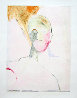 Portrait Head 1990 Monotype 30x22 Works on Paper (not prints) by Fritz Scholder - 0 Portrait Head 1990 Monotype 30x22 Works on Paper (not prints) by Fritz Scholder - 0