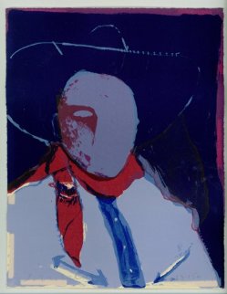 Another Matinee Cowboy 1984 Limited Edition Print - Fritz Scholder Another Matinee Cowboy 1984 Limited Edition Print - Fritz Scholder