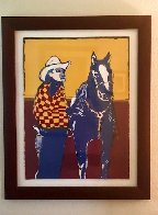Another Matinee Cowboy 1984 Limited Edition Print by Fritz Scholder - 1 Another Matinee Cowboy 1984 Limited Edition Print by Fritz Scholder - 1