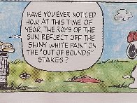 Out of Bounds 1990 Limited Edition Print by Charles Schulz - 3