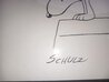 Ultra Hotdog Stand Drawing 15x15 - Snoopy Drawing by Charles Schulz - 3 Ultra Hotdog Stand Drawing 15x15 - Snoopy Drawing by Charles Schulz - 3