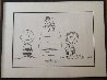 Untitled Drawing 1970 31x24 Drawing by Charles Schulz - 1
