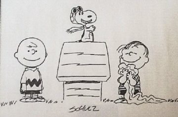 Charles schulz originalkunst