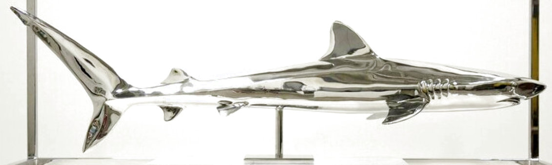 Captivity Stainless Steel Sculpture 2022 30 in Sculpture by Christopher Schulz