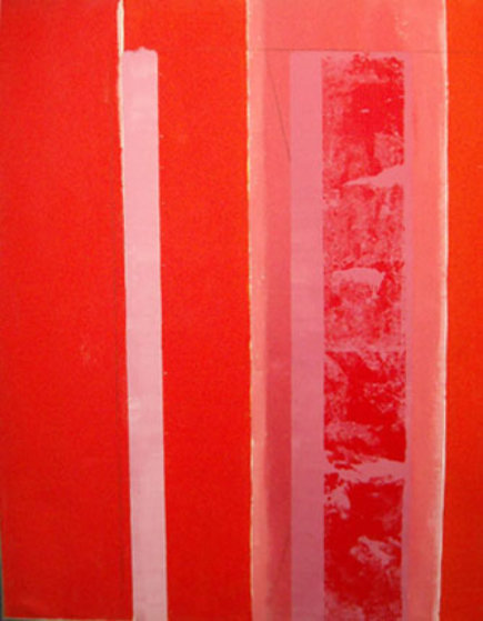 Untitled (Suite of 2 paintings) 67x104 Huge Mural by Toti Scialoja