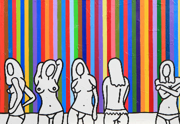 My Candy Moments 2011 59x118 Mural Original Painting - Richard Scott My Candy Moments 2011 59x118 Mural Original Painting - Richard Scott