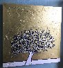 Golden Money Tree 2010 59x59 Super Huge Original Painting by Richard Scott - 2 Golden Money Tree 2010 59x59 Super Huge Original Painting by Richard Scott - 2