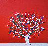 Red Tree 2009 59x59 Original Painting by Richard Scott - 0