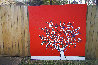 Red Tree 2009 59x59 Original Painting by Richard Scott - 2