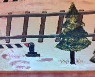 Pine Grove Station 1975 25x31 Original Painting by Jane Wooster Scott - 6