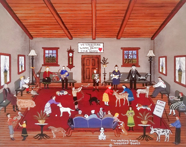 Waiting Room Limited Edition Print by Jane Wooster Scott