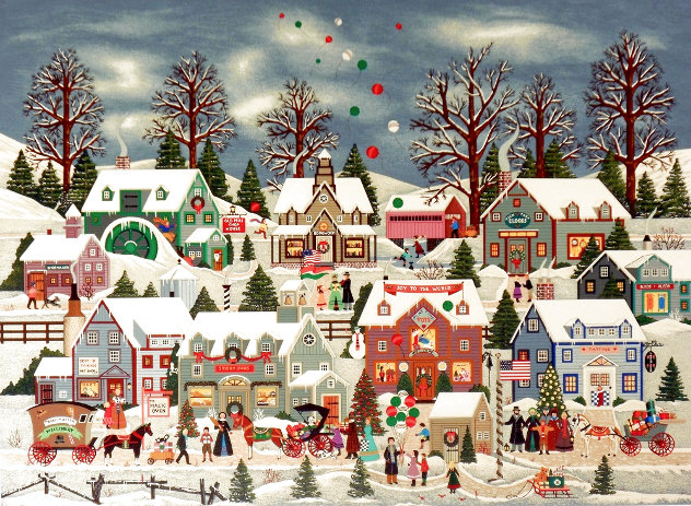 Seeking Holiday Treasures - Christmas Limited Edition Print by Jane Wooster Scott