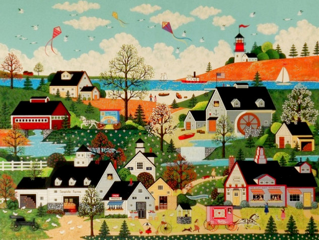 Sunday in New England Limited Edition Print by Jane Wooster Scott