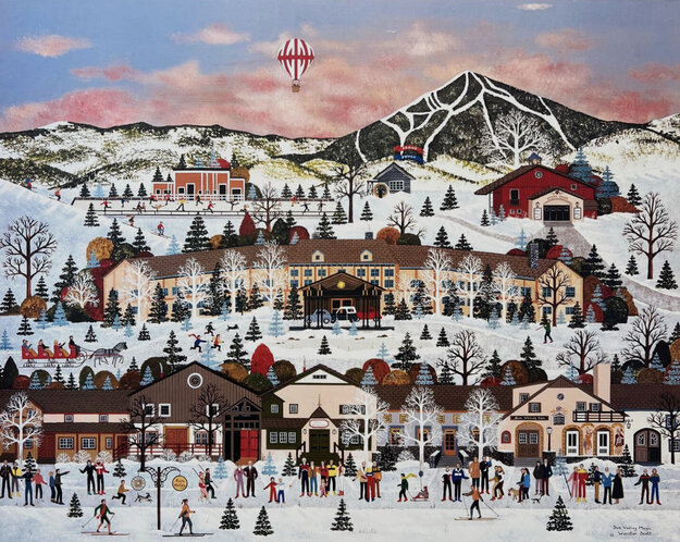 Sun Valley Magic EI 1990 Limited Edition EI Lithograph by Jane