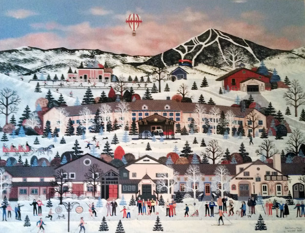 Sun Valley Magic  AP 1990 - Idaho Limited Edition Print - Jane Wooster Scott