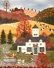 Autumn Tranquility 1995 55x18 Huge Original Painting by Jane Wooster Scott - 10