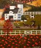 Autumn Tranquility 1995 55x18 Huge Original Painting by Jane Wooster Scott - 3