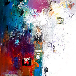 Untitled Abstract Painting 2020 20x20 Original Painting - W. Scott Wilson Untitled Abstract Painting 2020 20x20 Original Painting - W. Scott Wilson