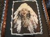 Untitled (Portrait of a Cherokee Indian Chief)  22x18 Original Painting by Bert Seabourn - 3