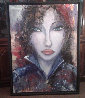 Caline 54x41 Huge Original Painting by Nicole Sebille - 1