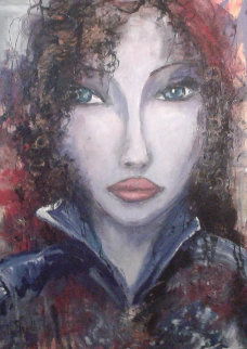 Caline 54x41 Huge Original Painting - Nicole Sebille Caline 54x41 Huge Original Painting - Nicole Sebille