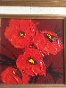 Le Bouquet Poppies 18x18 Original Painting by Nicole Sebille - 4