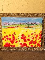 Le Village 39x39 Original Painting by Nicole Sebille - 5 Le Village 39x39 Original Painting by Nicole Sebille - 5